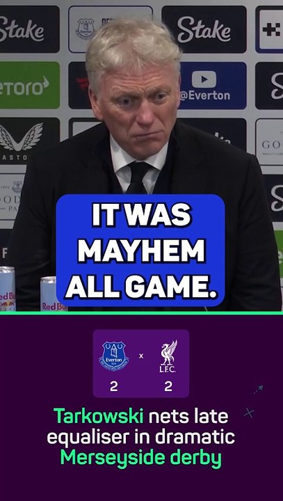 Moyes praises fans after Merseyside mayhem
