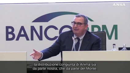 Castagna (Bpm): "La fusione con Mps non piu' attuale dopo Unicredit"