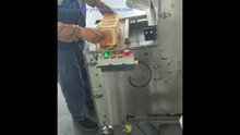 Single row round pocket bread production line