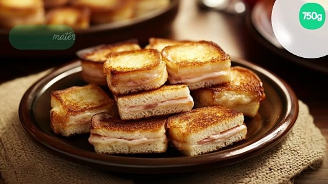 Mini croque apéro (croque monsieur)