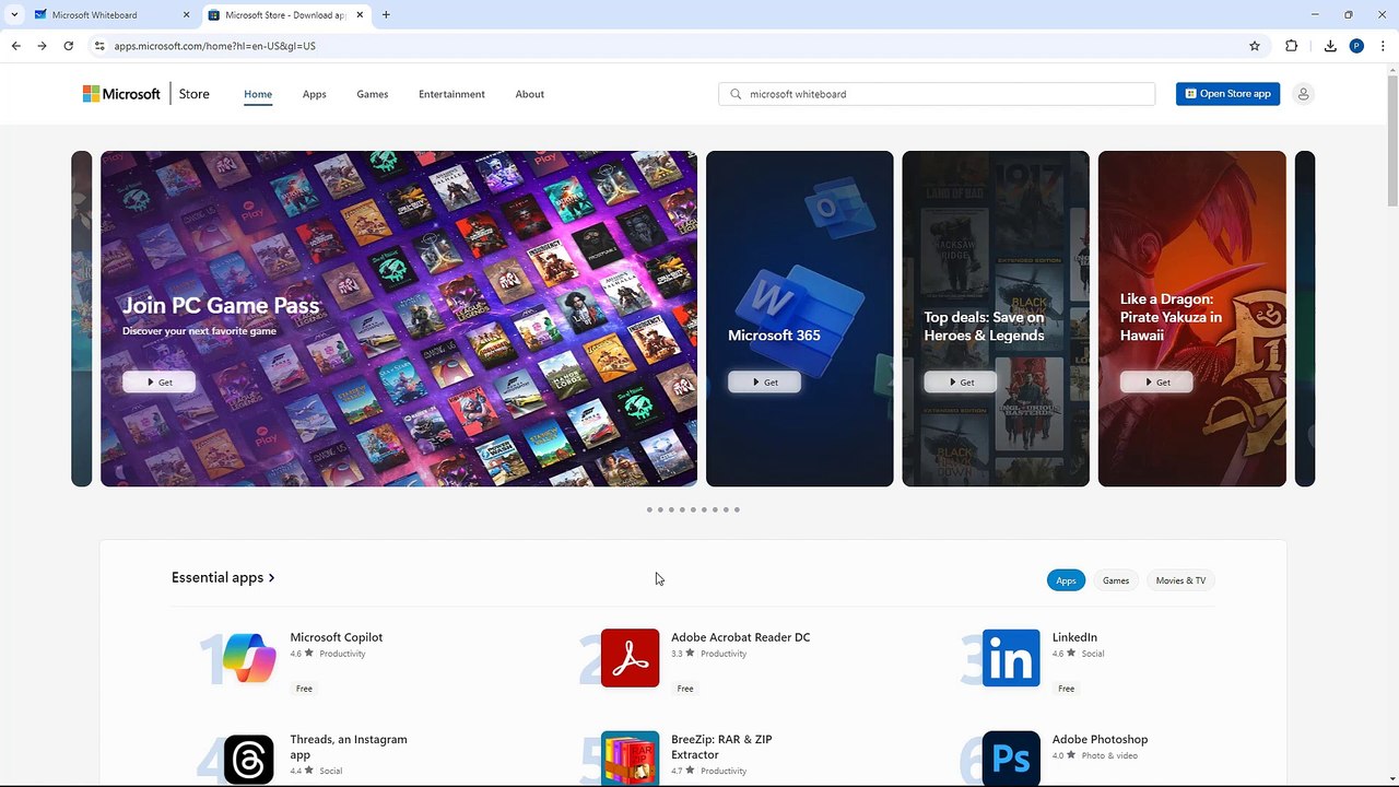 Microsoft Whiteboard Course Section 21 Installing Whiteboard