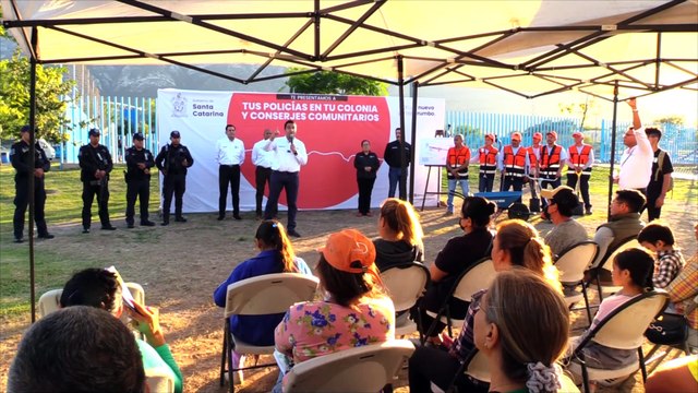 Aseguran en Santa Catarina presencia de policías y conserjes en colonias