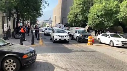 Arman operativo por Informe de Samuel García en zona de la Macroplaza