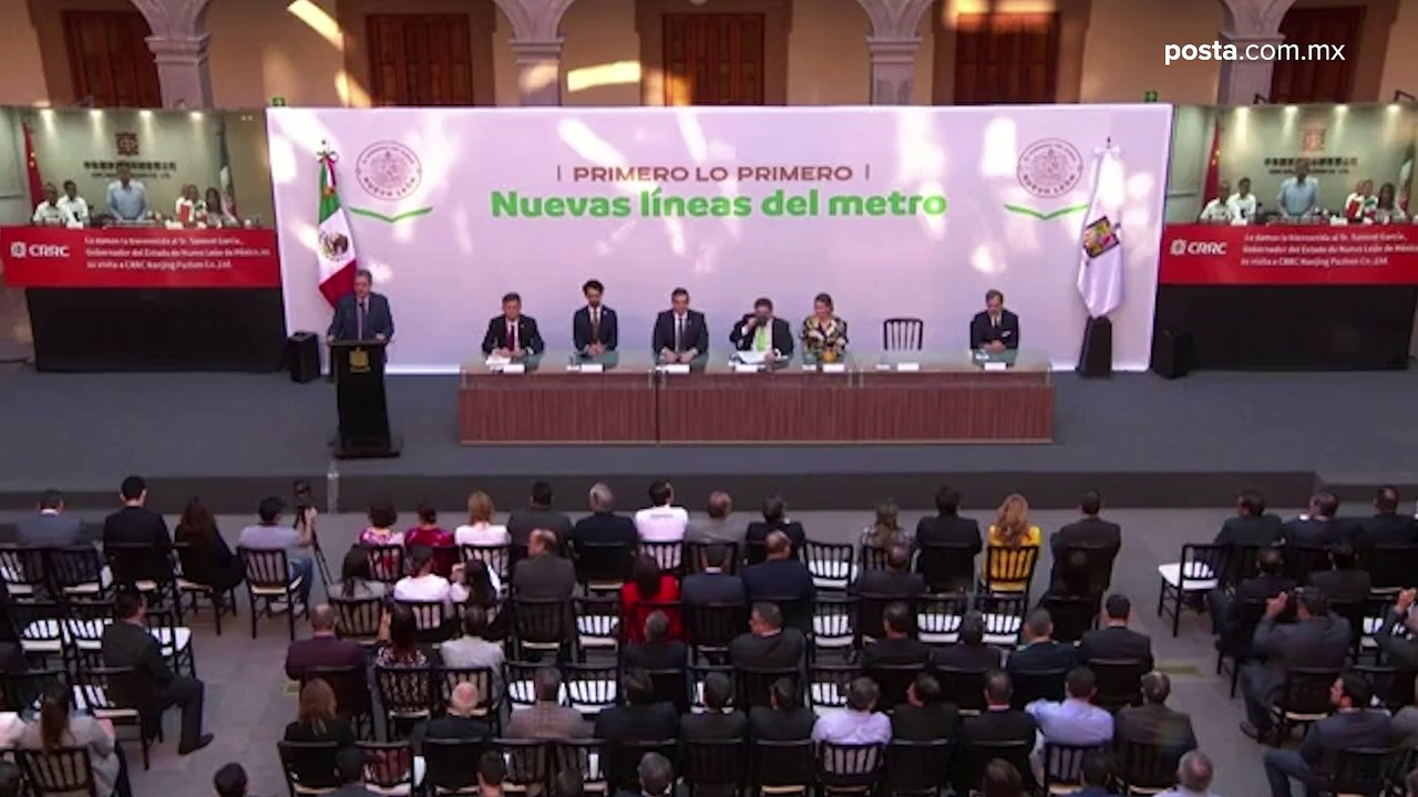 Anuncia Samuel García construcción de las líneas 4, 5 y 6 del Metro