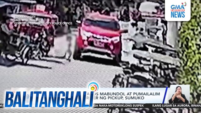 Bata, sugatan matapos mabundol at pumailalim sa isang pickup; driver ng pickup, sumuko| Balitanghali