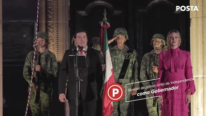 ¡Viva México! Samuel da primer Grito de Independencia como Gobernador