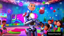 AI Robot Teacher Teaching Kids in amazing way. Teaching Colors and Shapes to Kids