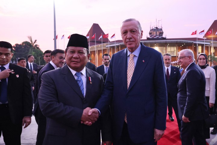 Di Hadapan Prabowo, Erdogan Puji Ketegasan Indonesia Bela Palestina