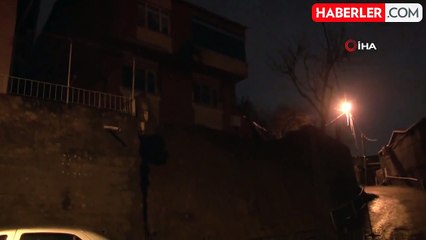 Beykoz'da İstinat Duvarı Çöktü