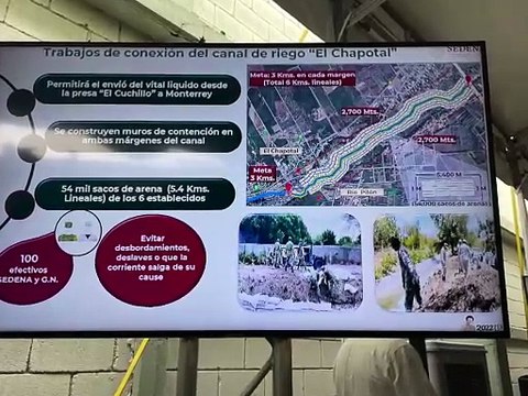 Iniciarán construcción de acueducto El Cuchillo II la próxima semana