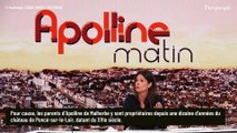 Apolline de Malherbe issue d'une famille propriétaire d'un château dans la Sarthe : la journaliste y a été sacrée