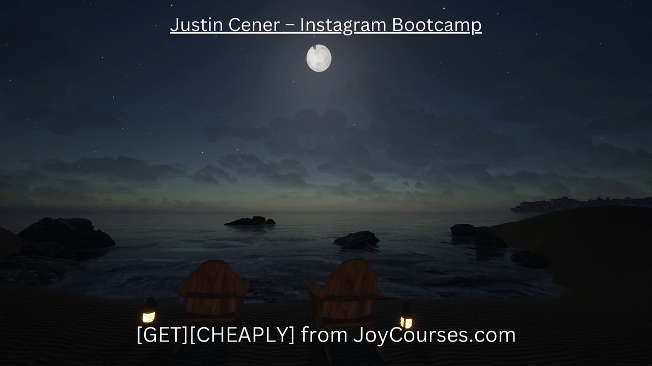 (JoyCourses.com)(Cheap) Justin Cener – Instagram Bootcamp
