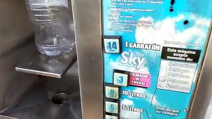 Dispensadores de agua, oasis ante la sequía