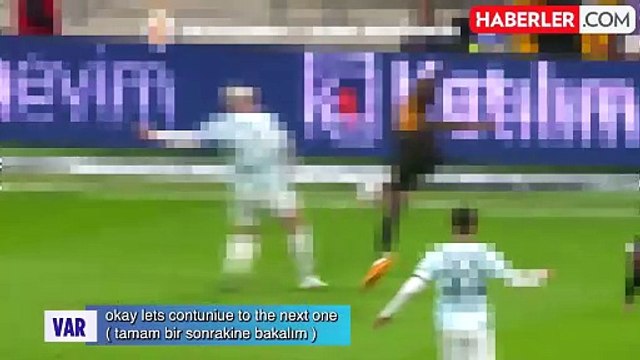 Ülkenin dilindeki maçın VAR kayıtları açıklandı! Herkesin aklına tek bir soru geldi