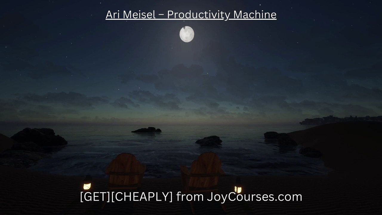 (JoyCourses.com)(Cheap) Ari Meisel – Productivity Machine
