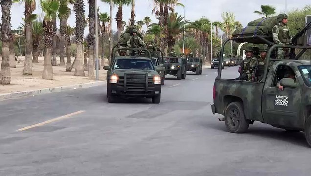 Arriban 350 elementos del Ejército Mexicano a Nuevo León