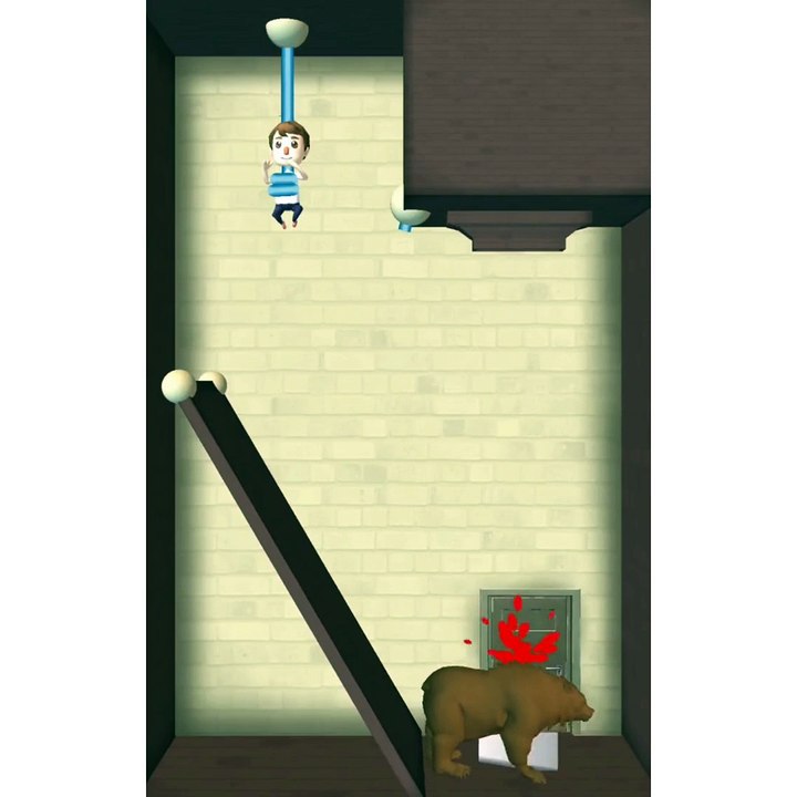 Rope Cut Rescue Puzzle