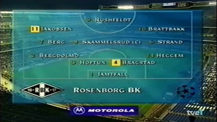17/9/1997 Real Madrid- Rosenborg B.K. (4-1) Champions League