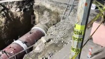 Repara Agua y Dreaje de Monterrey tubería dañada tras mega fuga de agua