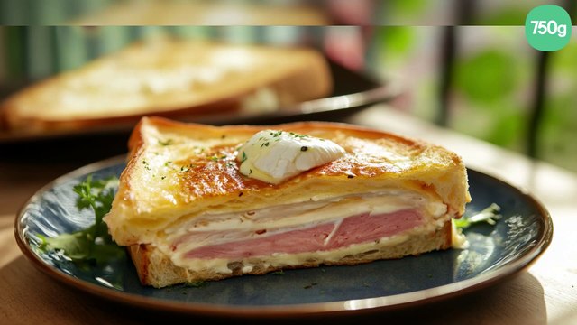 Croque monsieur au chèvre