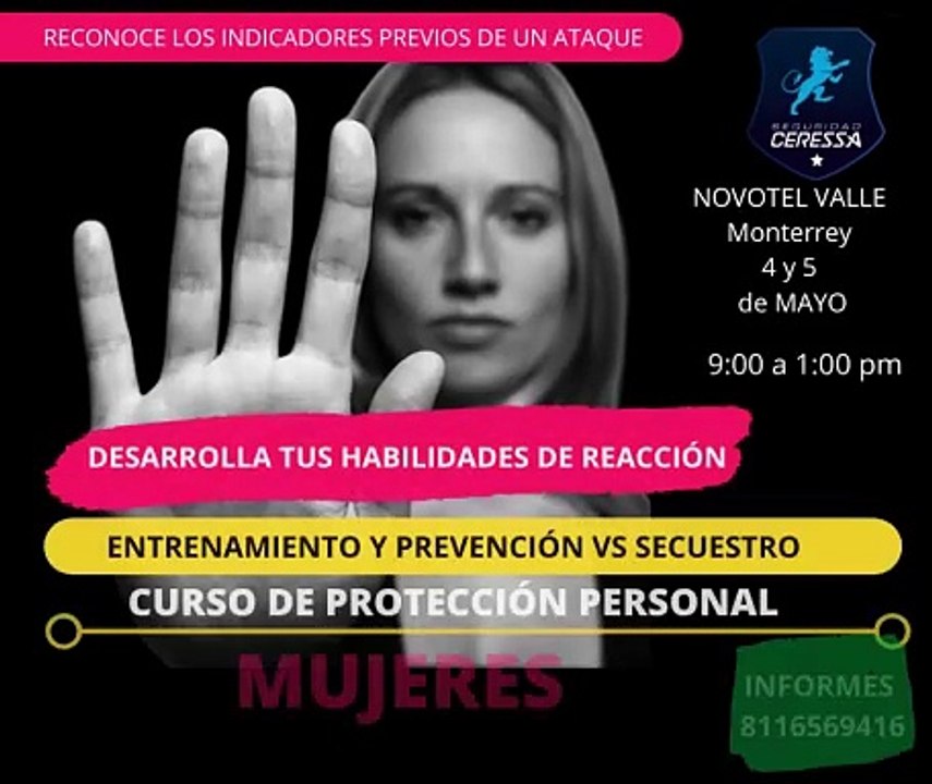 Ofrecen curso de defensa personal para mujeres