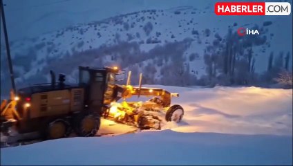 Elazığ'da Kapanan 159 Köy Yolu İçin Çalışmalar Devam Ediyor