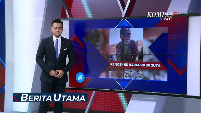 Satpol PP Amankan Pengemis di Kediri yang Bawa Uang Rp30 Juta Hasil dari Minta Secara Paksa