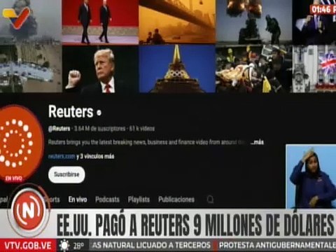 Administración de Donald Trump reveló la estafa por 9 millones de dólares a la agencia Reuters