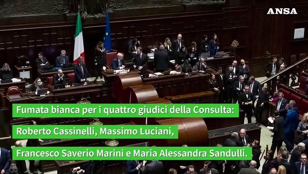 Eletti i giudici della Corte Costituzionale