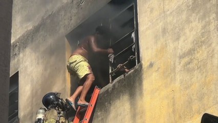 Decenas de heridos en un incendio en una fábrica de disfraces de Río de Janeiro a días del Carnaval