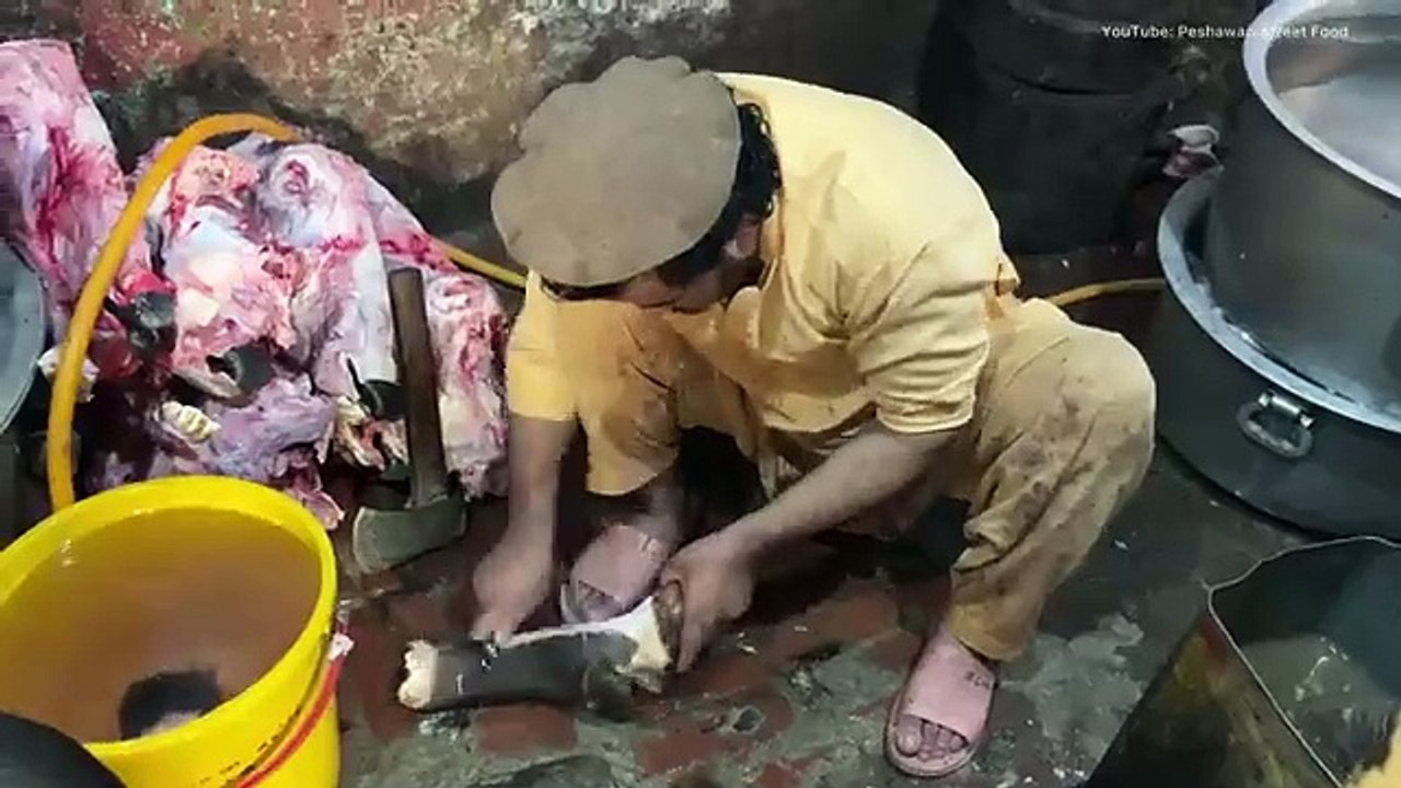 Sher Muhammad Siri Paye Recipe  200 Kg Siri Paye Recipe  Heads & Legs Fry  Subah Ka Nashta