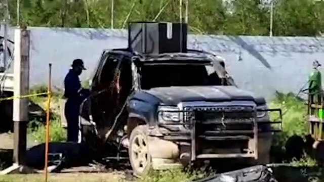 Destruye FGR monstruos de grupos criminales en Tamaulipas
