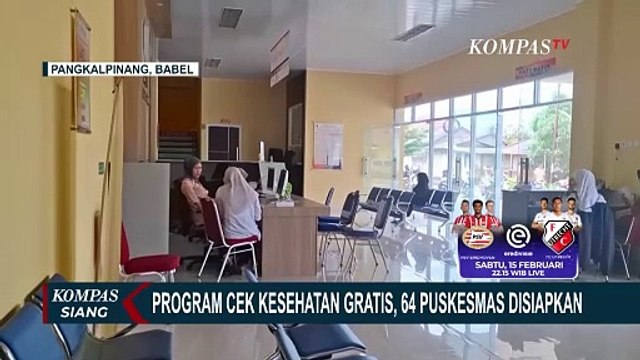 Program Cek Kesehatan Gratis di Bangka Belitung, 64 Puskesmas Disiapkan