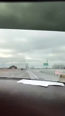 Truck�s Mesh Tarp Snags on Billboard and Driver Unknowingly Moves Forward