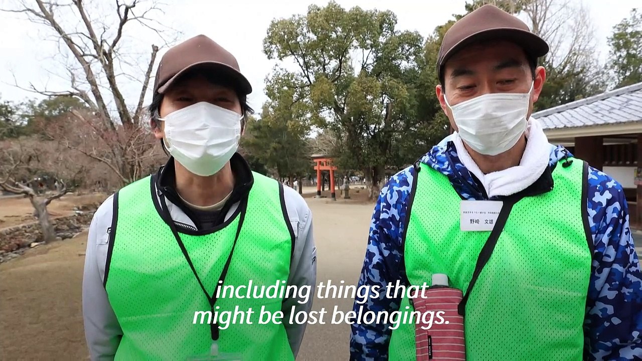 The litter-picking squad saving deer in Japan from tourist trash
