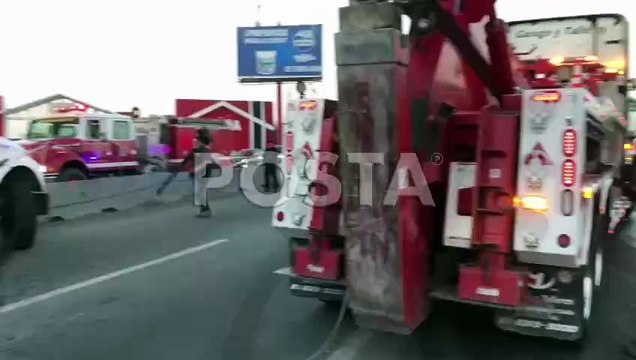 Colapsan carreteras con choque de tráileres en Nuevo León; muere un chofer