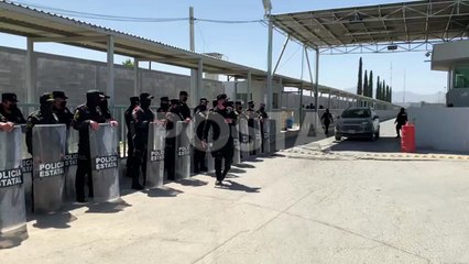 Resguardan penal de Apodaca por llegada de El Bronco