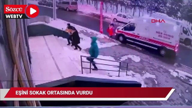 Eşini sokak ortasında vurdu: 'Kurşun geldi mi? Ben havaya ateş açtım' dedi