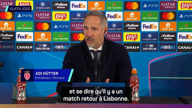 Hütter : Si cela avait été le match retour, j'aurais pris plus de risques