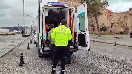 Elektrikli motosikletiyle sulara gömüldü