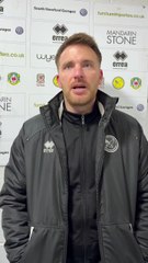 Monmouth Town FC's 1st team manager Sam Palmer and forward George Gouldingay reflect on the 3-1 win in the league against Clydach Wasps.