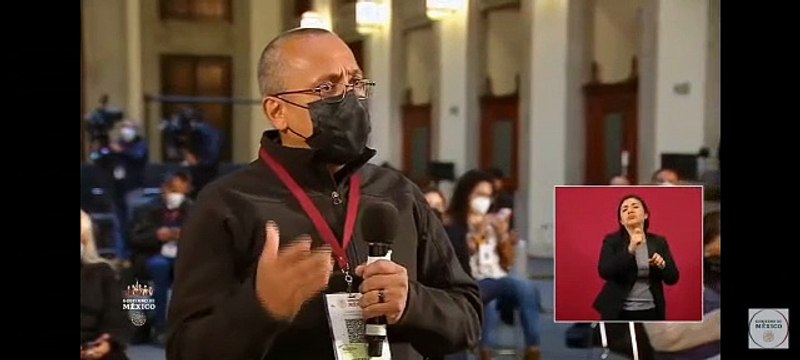 Protestan periodistas en la Mañanera por colegas asesinados