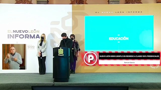 Nuevo León será ejemplo en regreso a clases 100% presenciales: Samuel