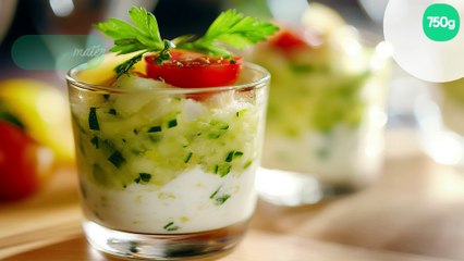 Entrée fraicheur de courgettes