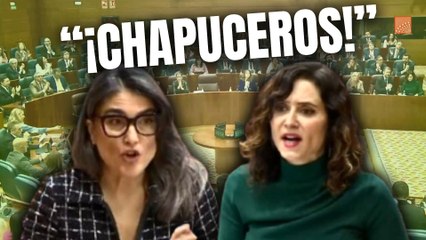 Ayuso pone un nuevo mote 🤣 a los portavoces ‘chapuceros’ del PSOE y Más Madrid