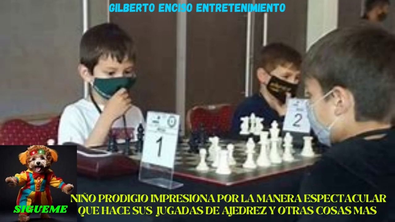 NIÑO PRODIGIO IMPRESIONA POR SU INCREIBLE MANERA DE JUGAR AJEDREZ Y OTRAS COSAS MAS,,,,,,,