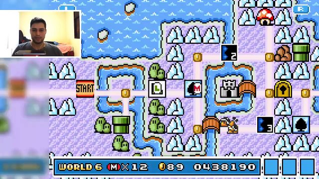 Super Mario Bros. 3 - Empaquei legal em uma das fases.