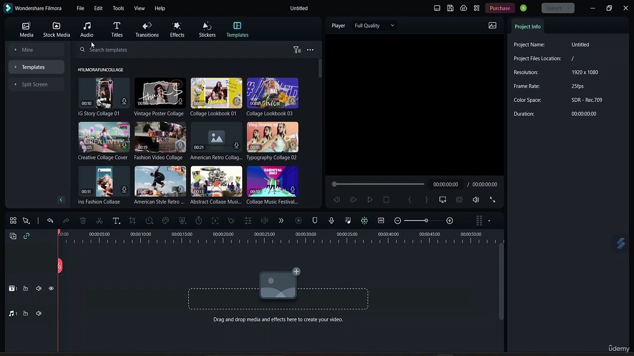 5. Workspace and Interface- WONDERSHARE FILMORA