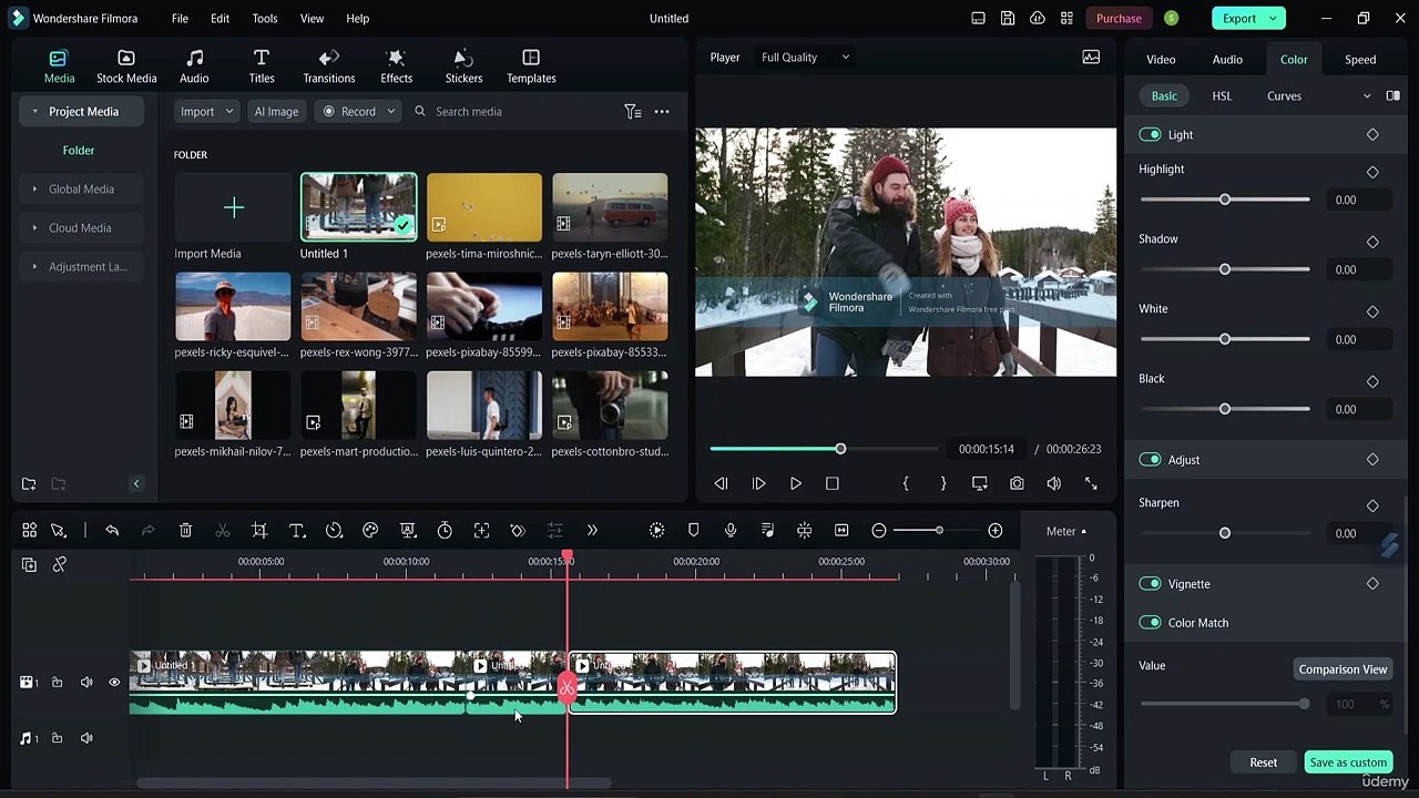 7. Trim and Split - WONDERSHARE FILMORA