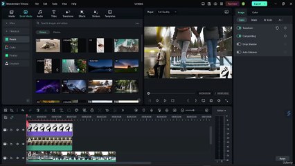 8. Picture inside picture - WONDERSHARE FILMORA